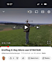 Erstflug: X-Ray Micro by STRATAIR