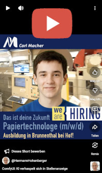 Der Versprecher. Mats Macher Papiertechnologe - Papiertechnolage